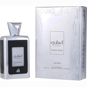 فروش اینترنتی عطر ادکلن لطافه اعجازی نقره ایی (Lattafa Ejaazi Intensive Silver)
