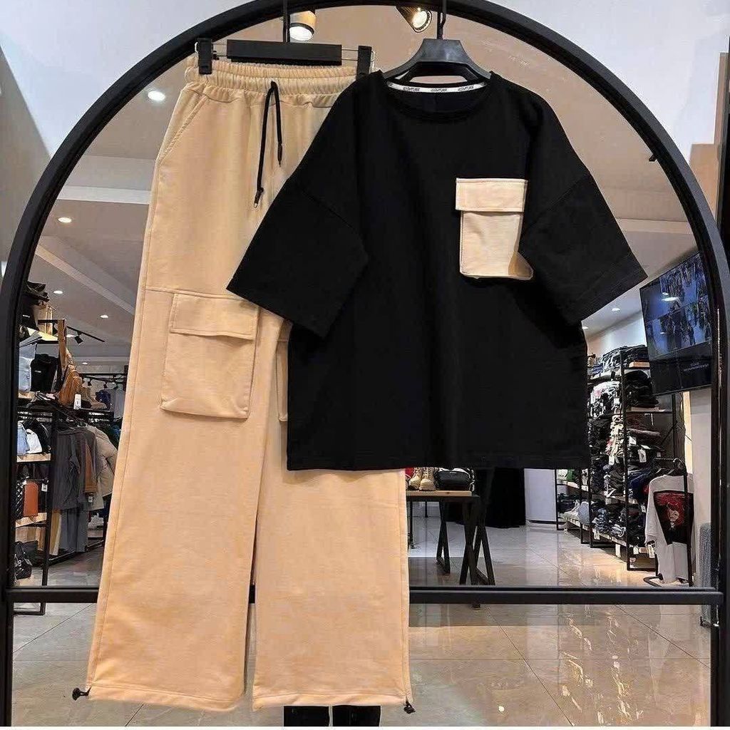 قیمت ارزان ست تیشرت شلوار کارگو