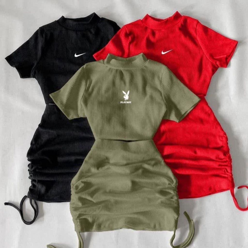 قیمت ارزان ست کراپ دامن گتدار