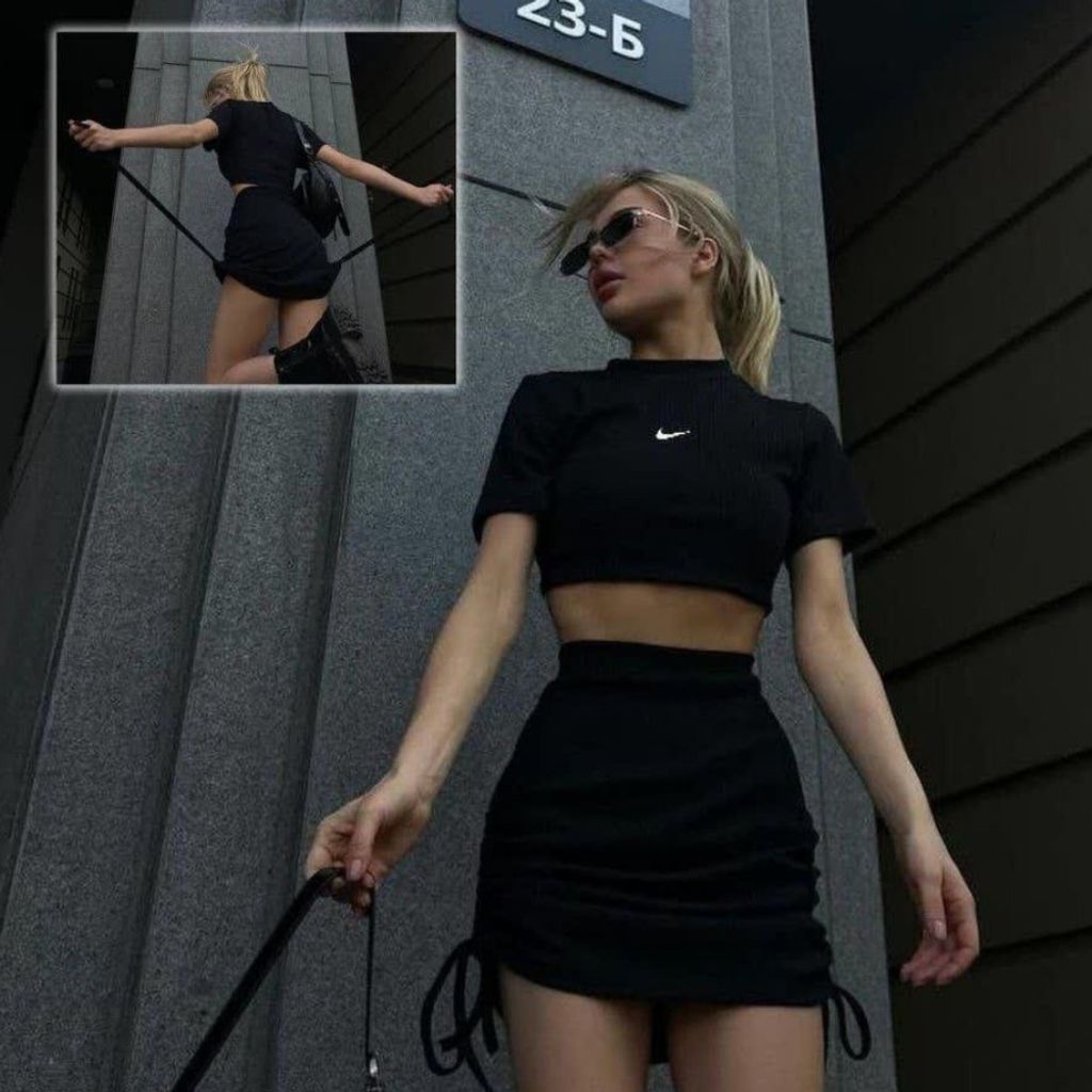 فروش اینترنتی ست کراپ دامن گتدار