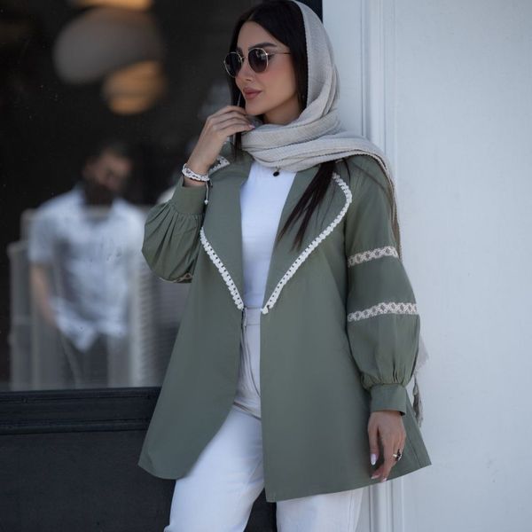 مانتو لینن عروسکی مدل وشان 2