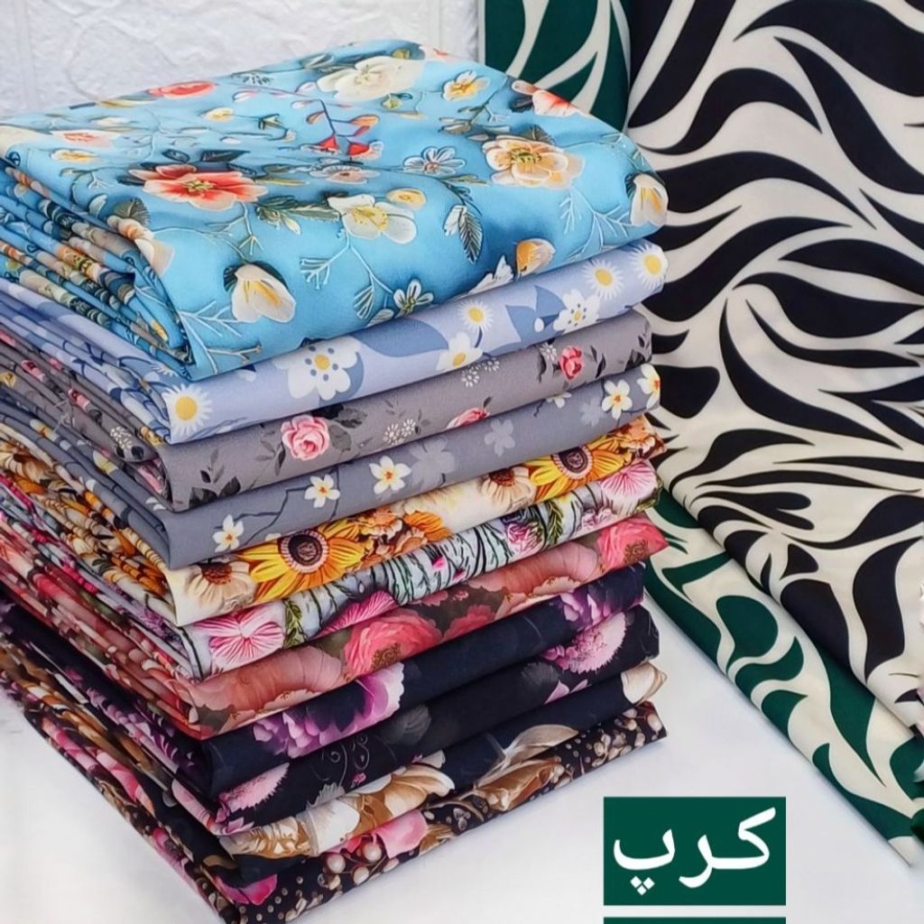 خرید آنلاین پارچه کرپ فلور درجه یک 4.