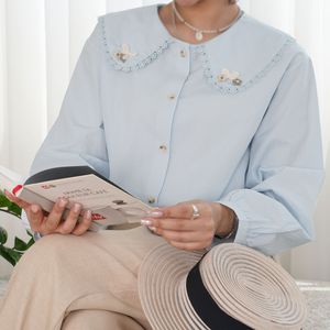 قیمت ارزان شومیز پاپیون رنگی مونیکا پاد
