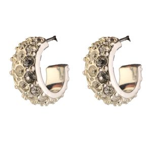 خرید اینترنتی گوشواره حلقه ای نگین دار - Gosh - 021