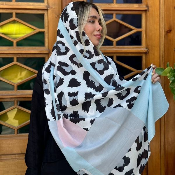شال تابستانه تمام نخ پلنگی
