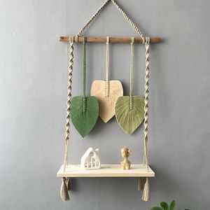 فروش اینترنتی دیوارکوب اویز شلف چوبی طرح پرواز