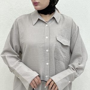 خرید انلاین شومیز مانتویی تک جیب بانک