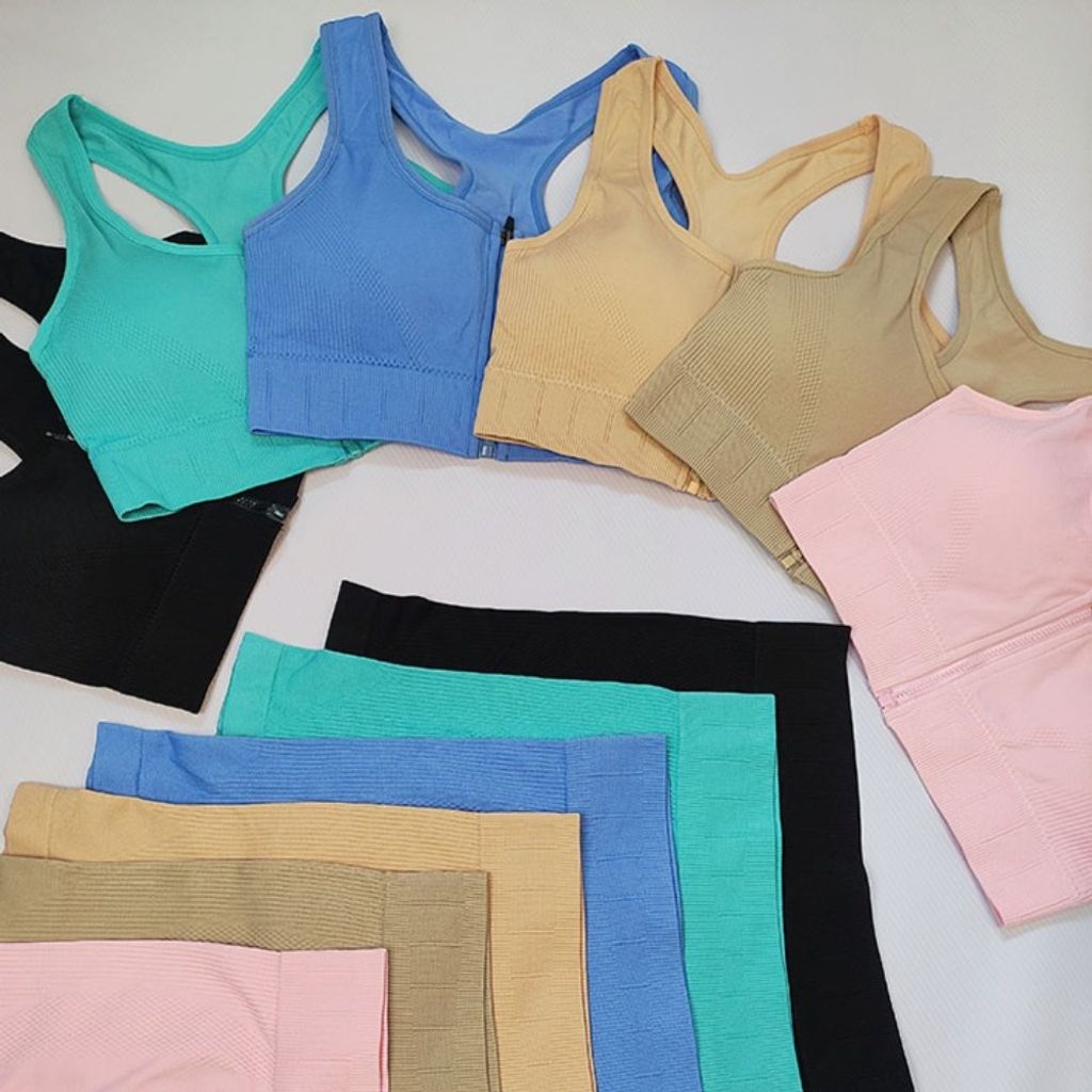 مشخصات ست نیمتنه و شورتک ورزشی زنانه