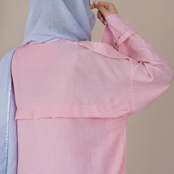 شومیز رنگی باکسی لادن پاد