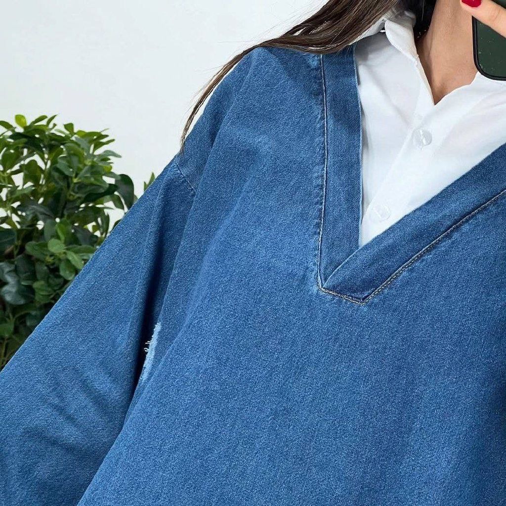 قیمت تونیک زنانه لی طرح یقه دار