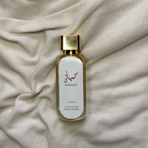 مشخصات عطر ادکلن لطافه حیاتی گلد الکسیر لیبل دار | Lattafa Hayaati Gold Elixir