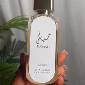 مشخصات عطر ادکلن لطافه حیاتی گلد الکسیر لیبل دار | Lattafa Hayaati Gold Elixir