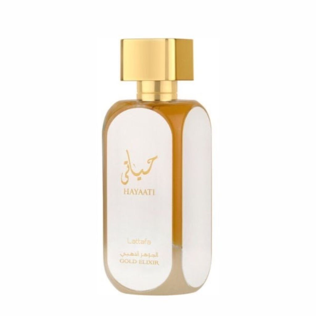 مشخصات عطر ادکلن لطافه حیاتی گلد الکسیر لیبل دار | Lattafa Hayaati Gold Elixir
