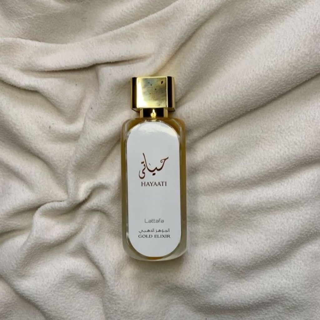 خرید انلاین عطر ادکلن لطافه حیاتی گلد الکسیر لیبل دار | Lattafa Hayaati Gold Elixir