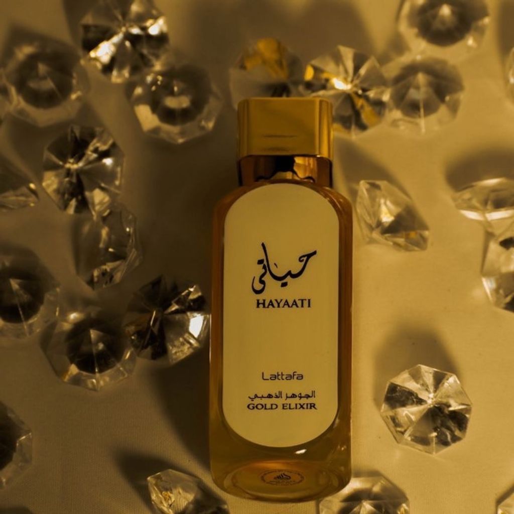 خرید انلاین عطر ادکلن لطافه حیاتی گلد الکسیر لیبل دار | Lattafa Hayaati Gold Elixir