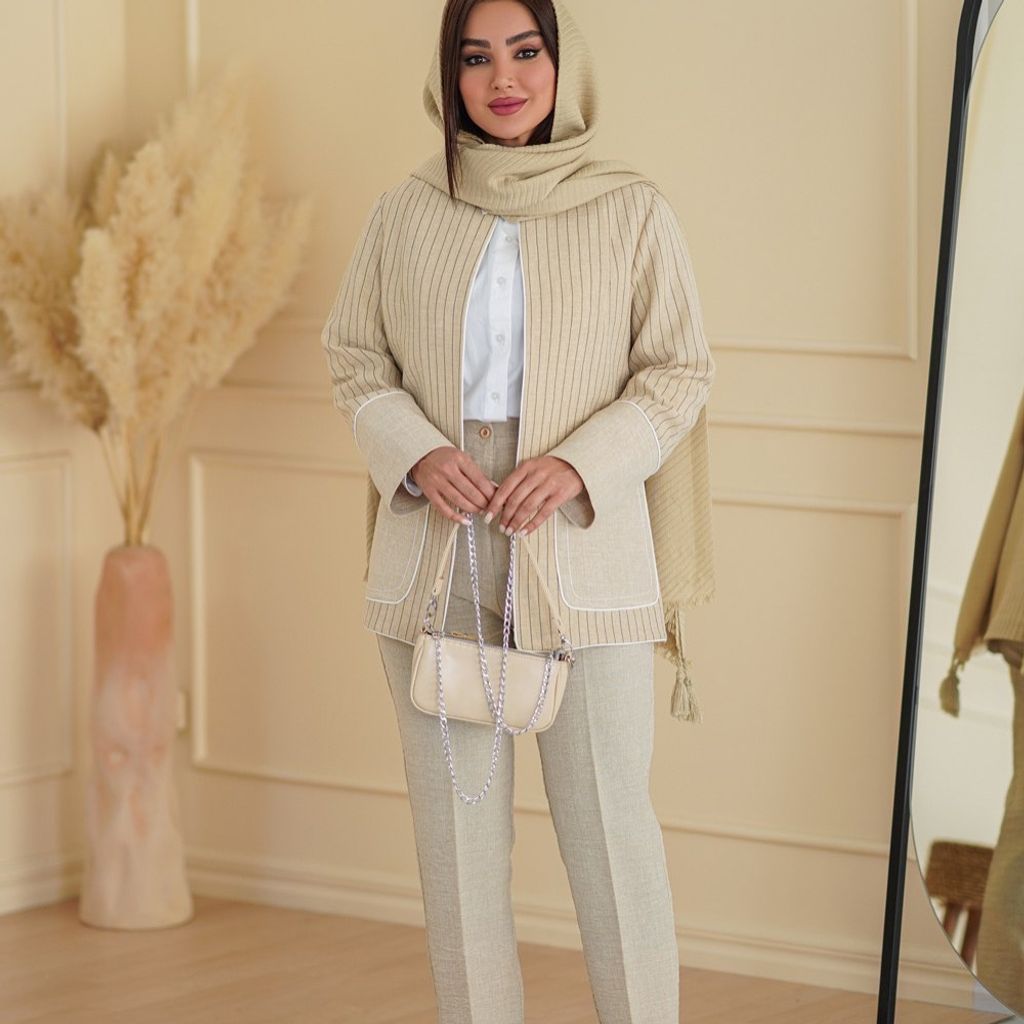 خرید انلاین کت شلوارزنانه طرح زاهره