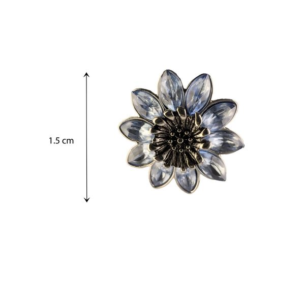 گوشواره میخی طرح گل - Gosh - 029