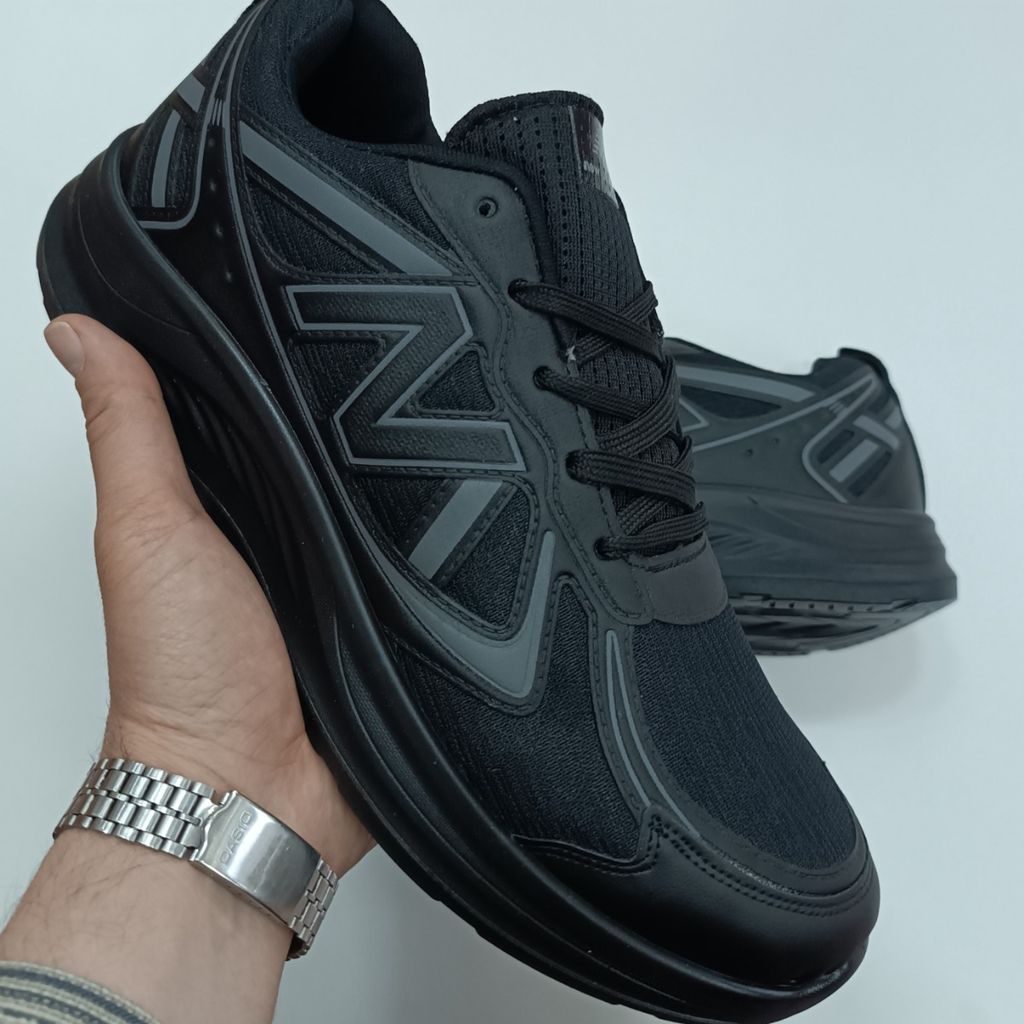 قیمت ارزان کتونی مردانه نیوبالانس بزرگ پا مشکی کیفیت بالا