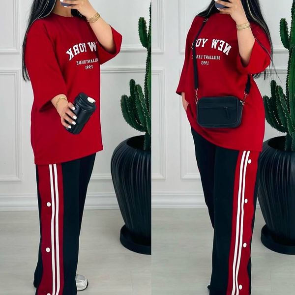 ست تیشرت و شلوار زنانه نیویورک