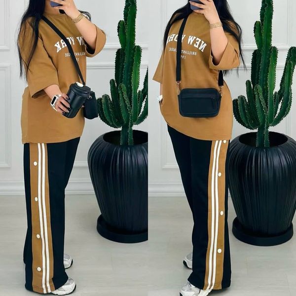 ست تیشرت و شلوار زنانه نیویورک