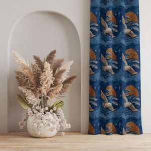 قیمت ارزان پارچه مخمل روبالشی پارچه باما طرح سه بعدی پرنده  کد 5013974