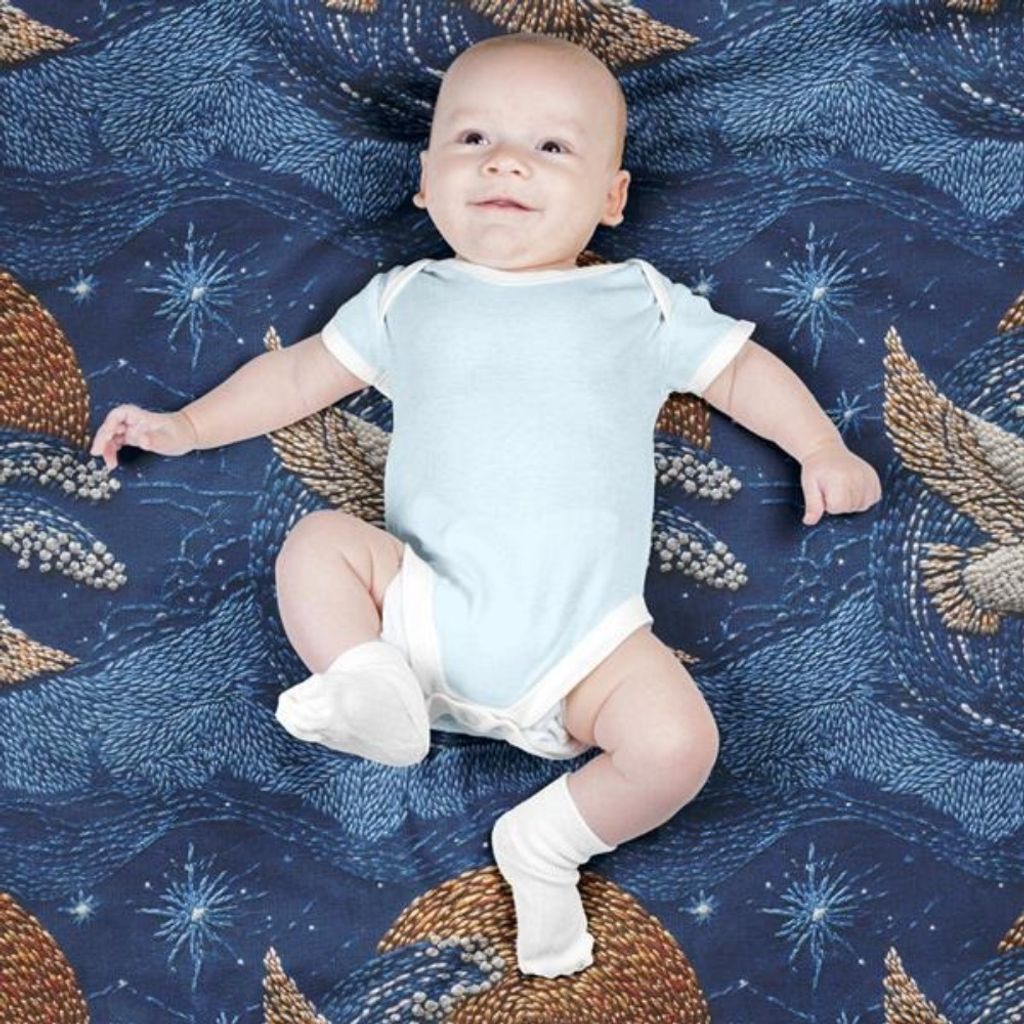 خرید اینترنتی پارچه مخمل روبالشی پارچه باما طرح سه بعدی پرنده  کد 5013974