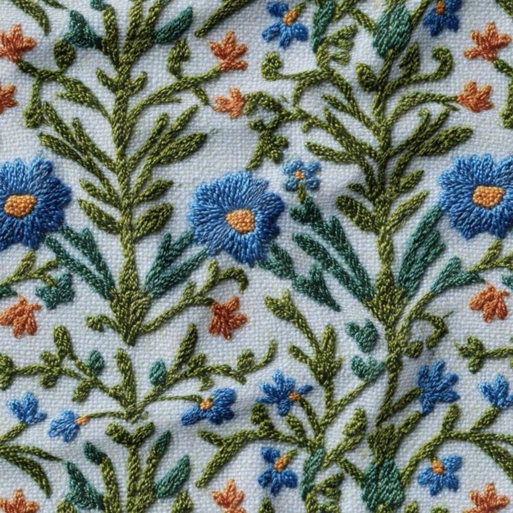 خرید اینترنتی پارچه مخمل روبالشی پارچه باما طرح سه بعدی شاخ وبرگ کد 5013977
