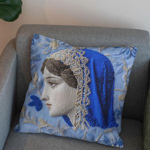 خرید انلاین پارچه مخمل روبالشی پارچه باما طرح سه بعدی آتریسا کد 5013981