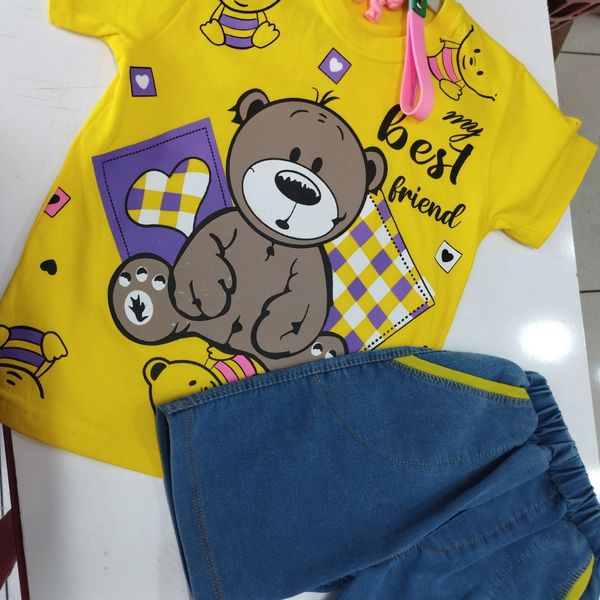 ست تیشرت شلوارک طرح لی