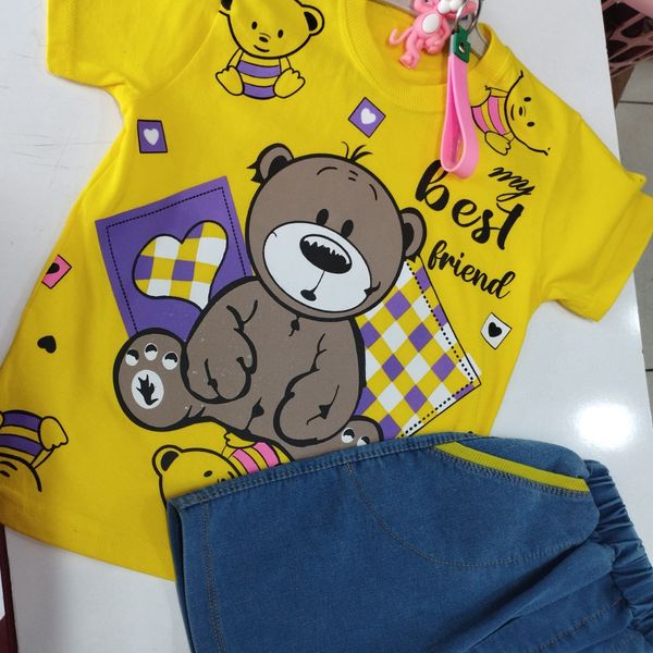 ست تیشرت شلوارک طرح لی