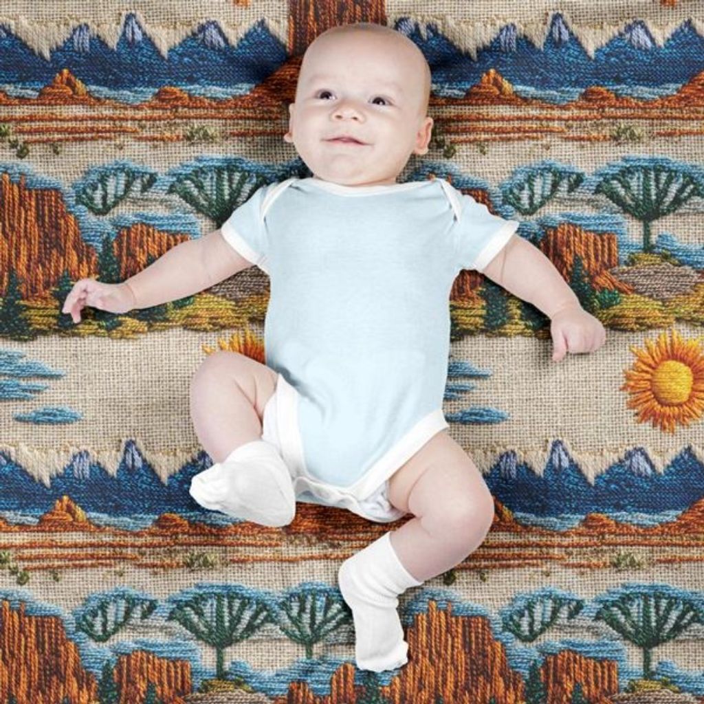 خرید انلاین پارچه مخمل روبالشی پارچه باما طرح سه بعدی طبیعت کد 5013989