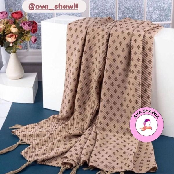 شال پاییزه ریشه عنکبوتی وارداتی شیک نرم و لطیف