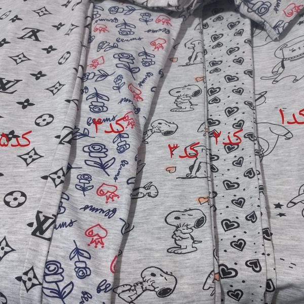 ست تیشرت وشلوار ملانژ تمام چاپ