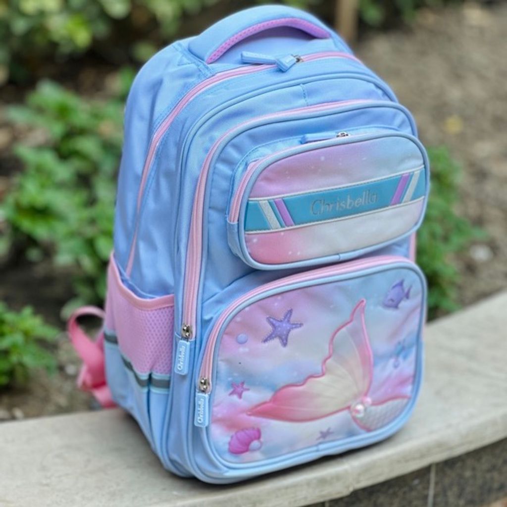 خرید اینترنتی قیمت کوله پشتی اورجینال طرح پری دریایی برند Chrisbella کد 4042902