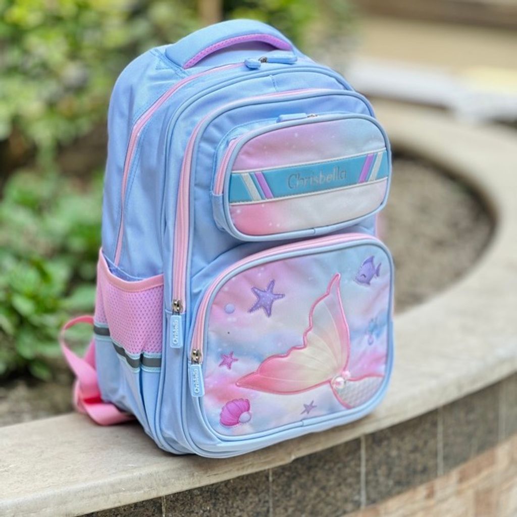 خرید اینترنتی قیمت کوله پشتی اورجینال طرح پری دریایی برند Chrisbella کد 4042902