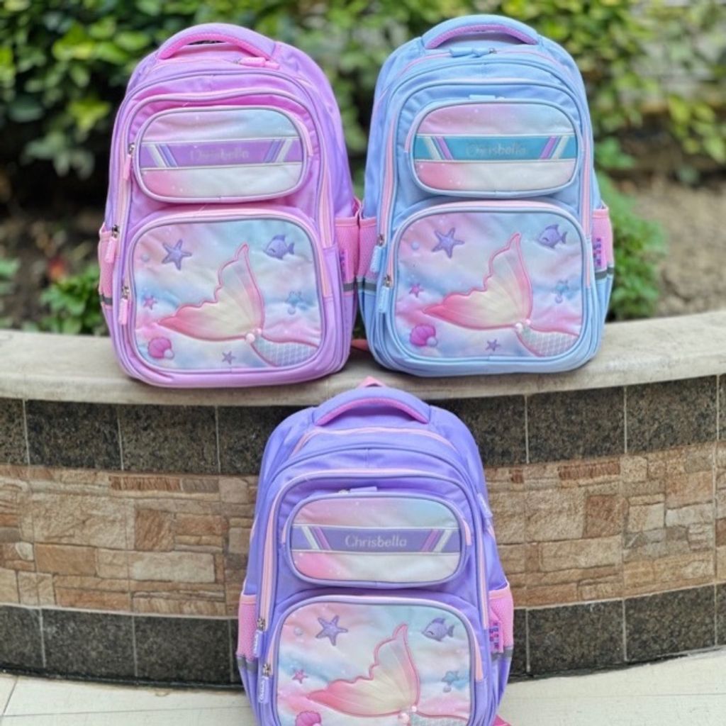 فروش اینترنتی کوله پشتی اورجینال طرح پری دریایی برند Chrisbella کد 4042902