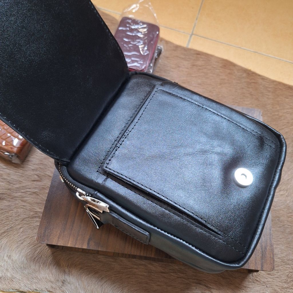 مشخصات کیف دوشی چرم طبیعی