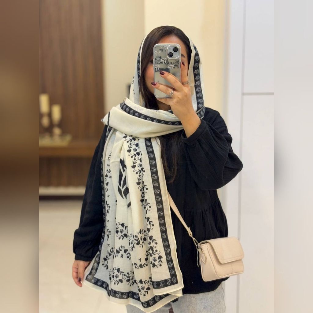 مشخصات شال وارداتی نخ پنبه