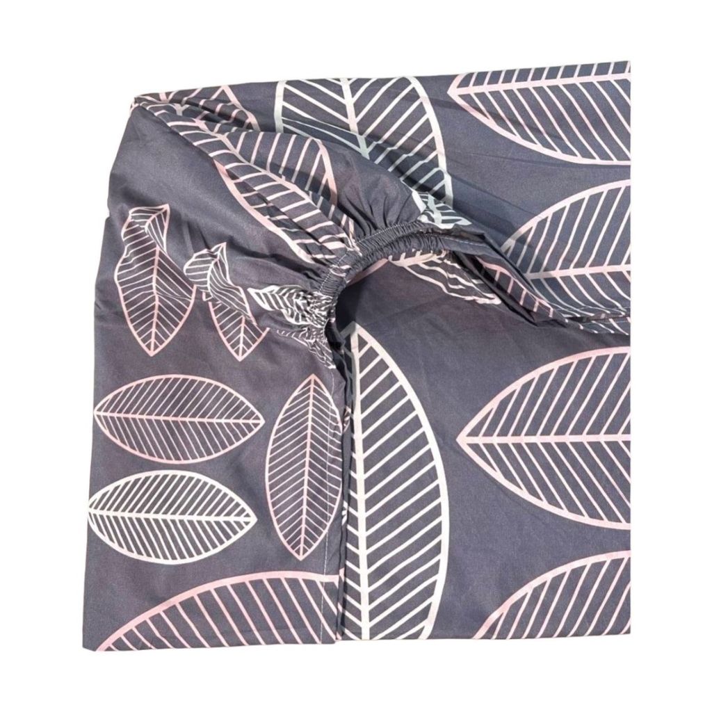 خرید انلاین روتختی تکنفره مدل کشدار طرح برگ ماکااو 1نفره 2تکه(همراه روبالشی)