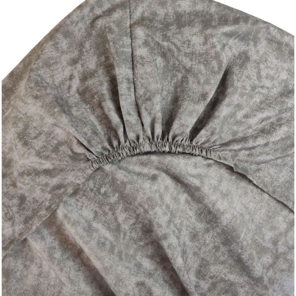 روتختی یکنفره مدل کشدار طرح پتینه طوسی 1نفره 2تکه(همراه روبالشی)