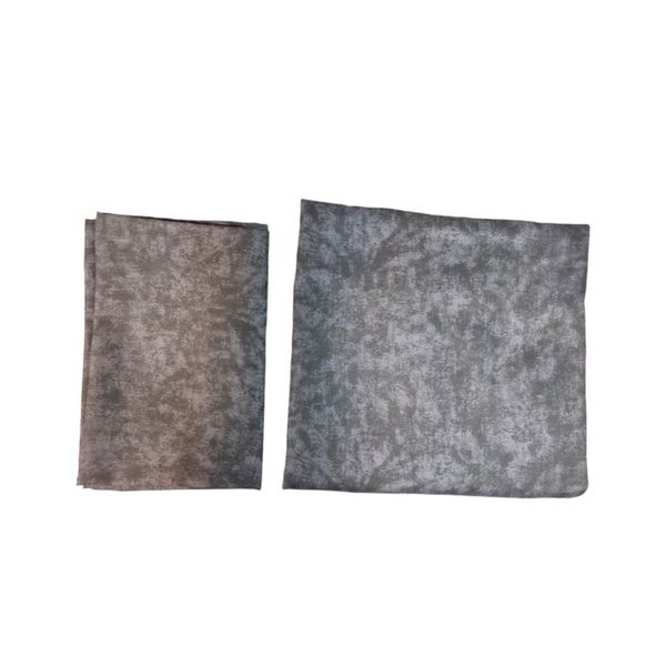 روتختی یکنفره مدل کشدار طرح پتینه طوسی 1نفره 2تکه(همراه روبالشی)