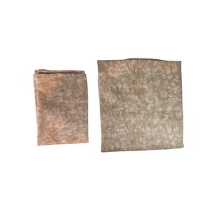 مشخصات روتختی یکنفره مدل کشدار طرح پتینه نسکافه‌ای 1نفره 2تکه (همراه روبالشی)