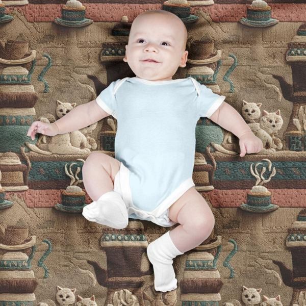 پارچه مخمل روبالشی پارچه باما طرح سه بعدی سنتی ایرانی کد 5013999