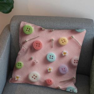 خرید آنلاین پارچه مخمل روبالشی پارچه باما طرح سه بعدی  خیاطی کد 5014021