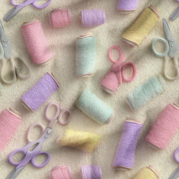 پارچه مخمل روبالشی پارچه باما طرح سه بعدی نخ و قیچی کد 5014042