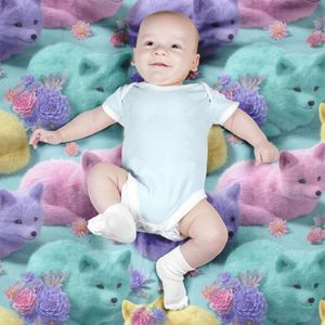 فروش اینترنتی پارچه مخمل کوسن مبل پارچه باما طرح سه بعدی روباه کیوت کد 5014053
