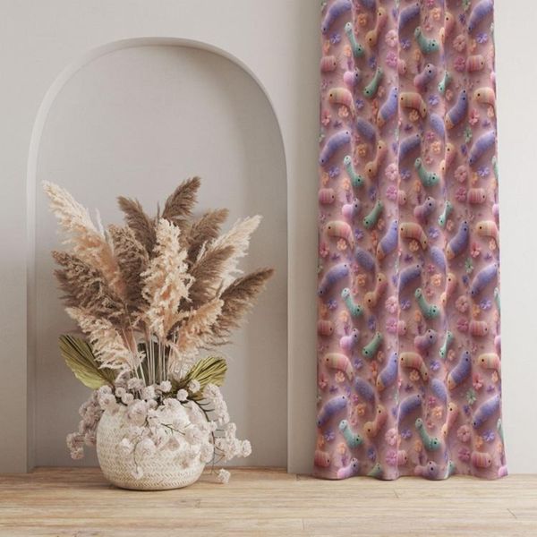 پارچه مخمل کوسن مبل پارچه باما طرح سه بعدی کرم ابریشم کد 5014056