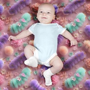 خرید آنلاین پارچه مخمل کوسن مبل پارچه باما طرح سه بعدی کرم ابریشم کد 5014058