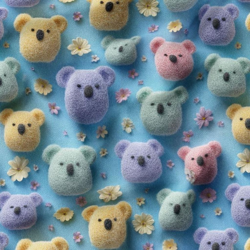 خرید انلاین پارچه مخمل کوسن مبل پارچه باما طرح سه بعدی  عروسکی کد 5014063