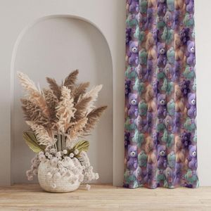 قیمت پارچه مخمل کوسن مبل پارچه باما طرح سه بعدی عروسکی کد 5014067